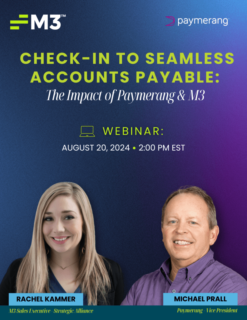M3 Paymerang Webinar Flyer